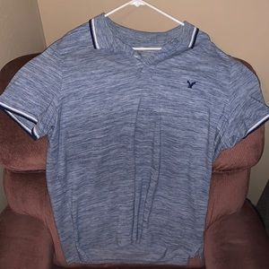 American Eagle Mens Light Blue Polo Shirt Size XXL